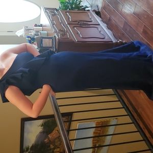 One shoulder Navy Bridesmaid Dress by Jessica Howard